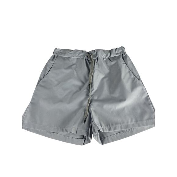 Women's Gray lounge shorts with drawstring waist size Large - Picture 1 of 5